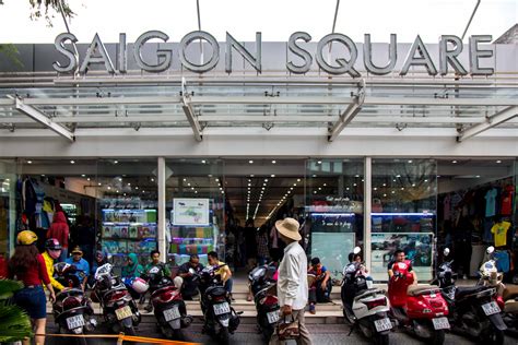 shopping in saigon square